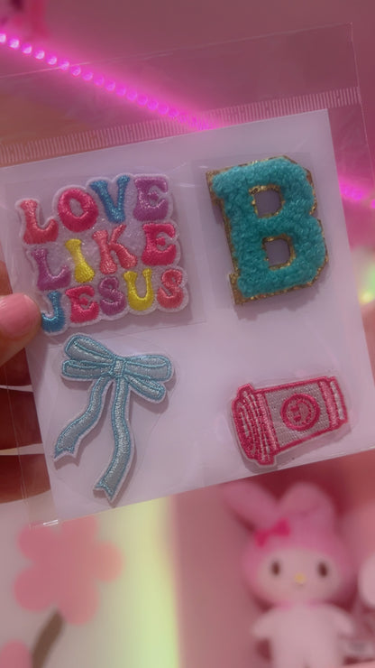 Sticker Patches 4pcs-Love Like Jesus
