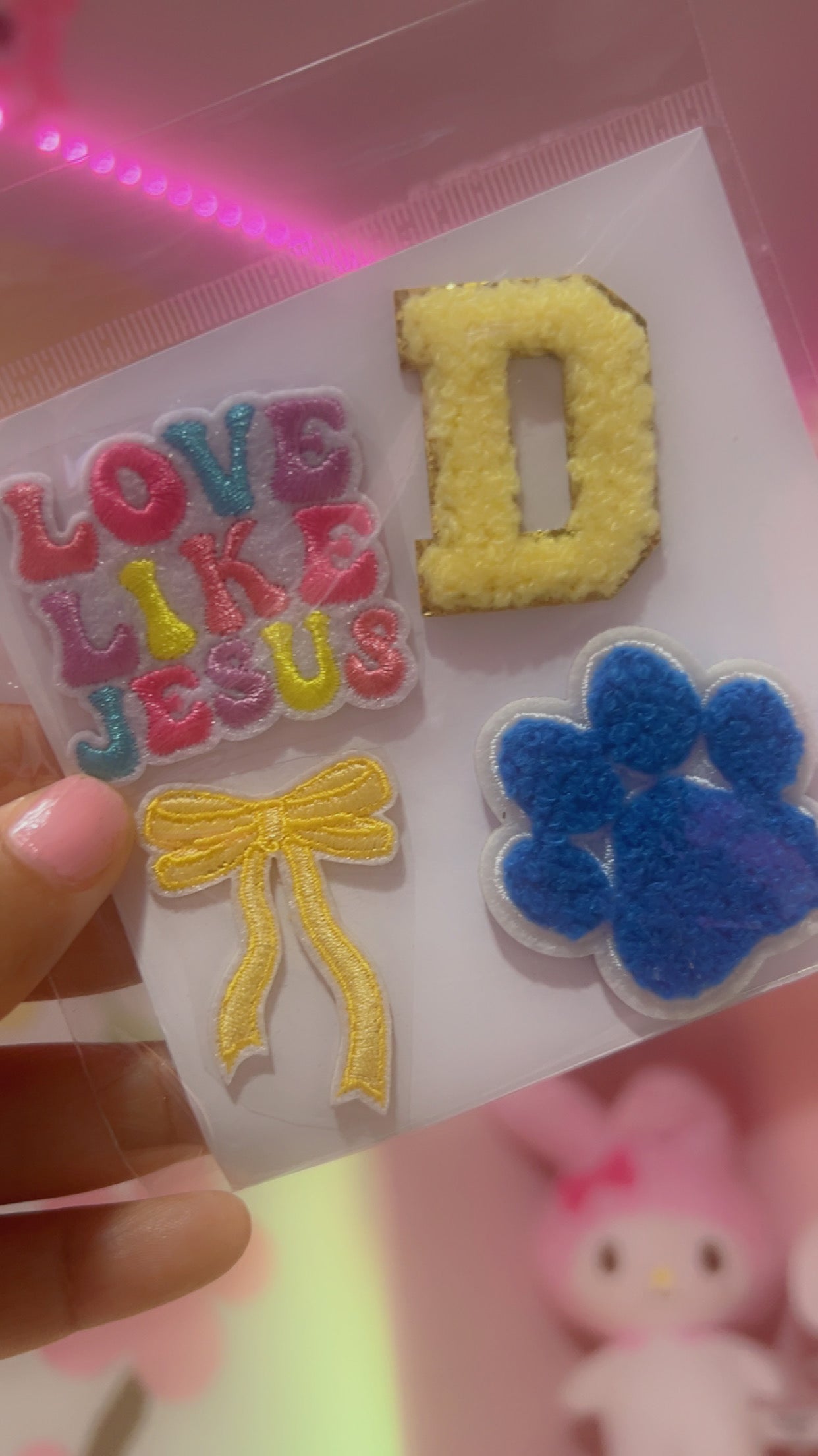 Sticker Patches 4pcs-Love Like Jesus