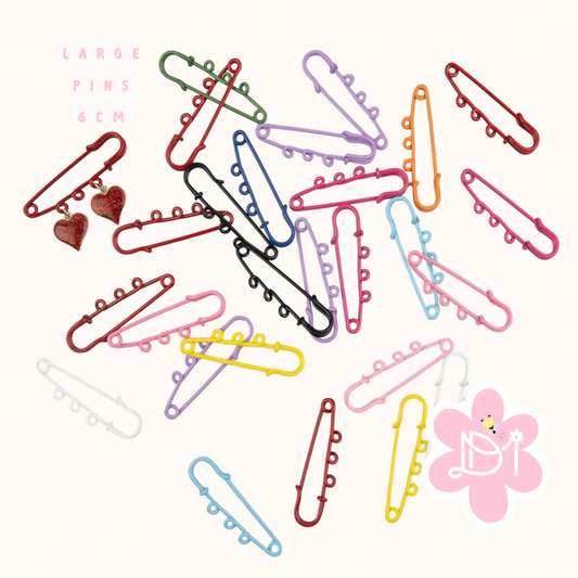 Large Pins 6cm (5pcs mix)