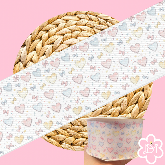 Corazones 3” Ribbon