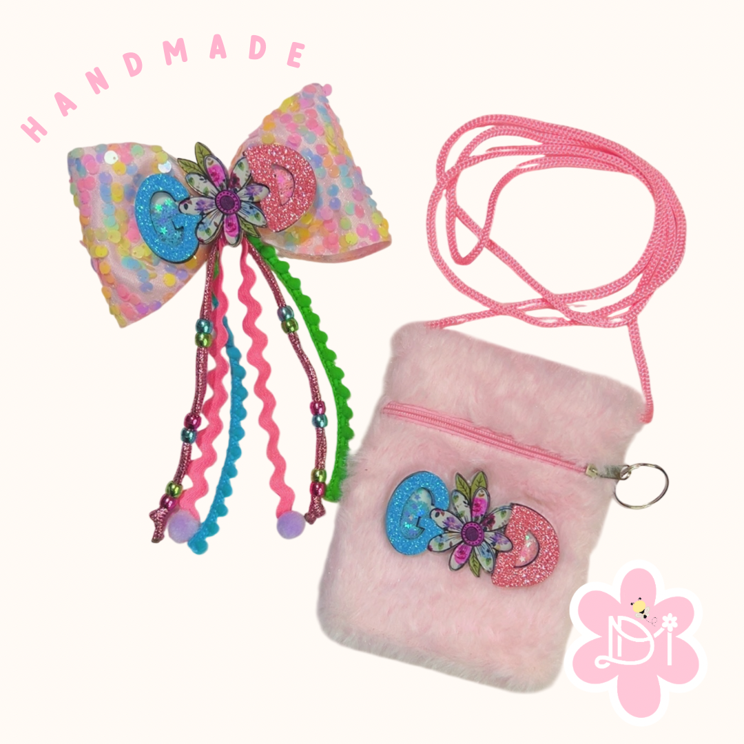 Handmade - Set de Lazo y Carterita con Shaker “GOD”