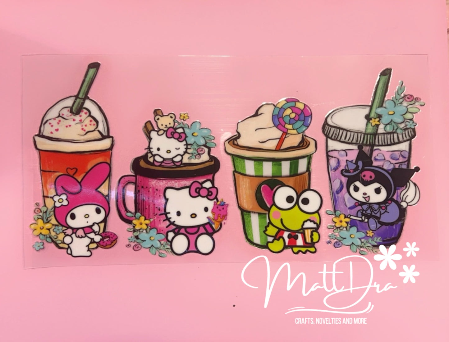 Uv Dtf Cup Wraps Sanrio Cups