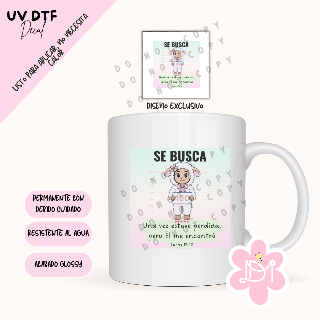 UV DTF Decal - Se Busca