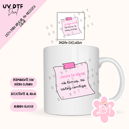 UV DTF Decal - Jesus te dice