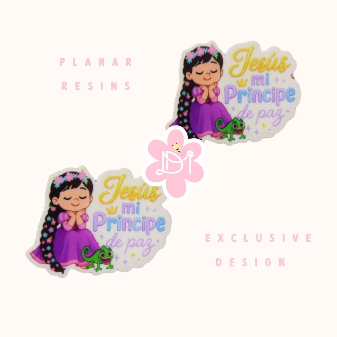 Jesús mi Príncipe de Paz Planar Resins (2pcs)