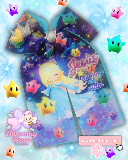 Lazo Boutique Cristiano “Jesús Ilumina Mi Vida” | Diseño Exclusivo Handmade para Niñas