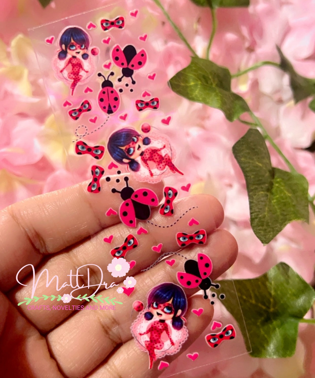 UV Dtf Pen Wraps Ladybug