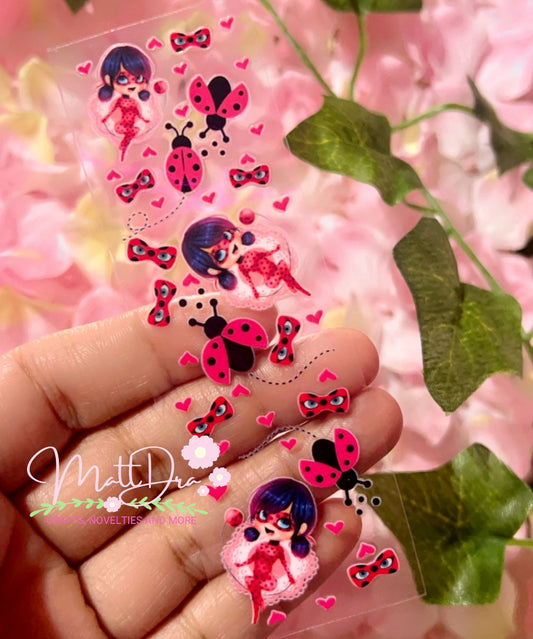 UV Dtf Pen Wraps Ladybug