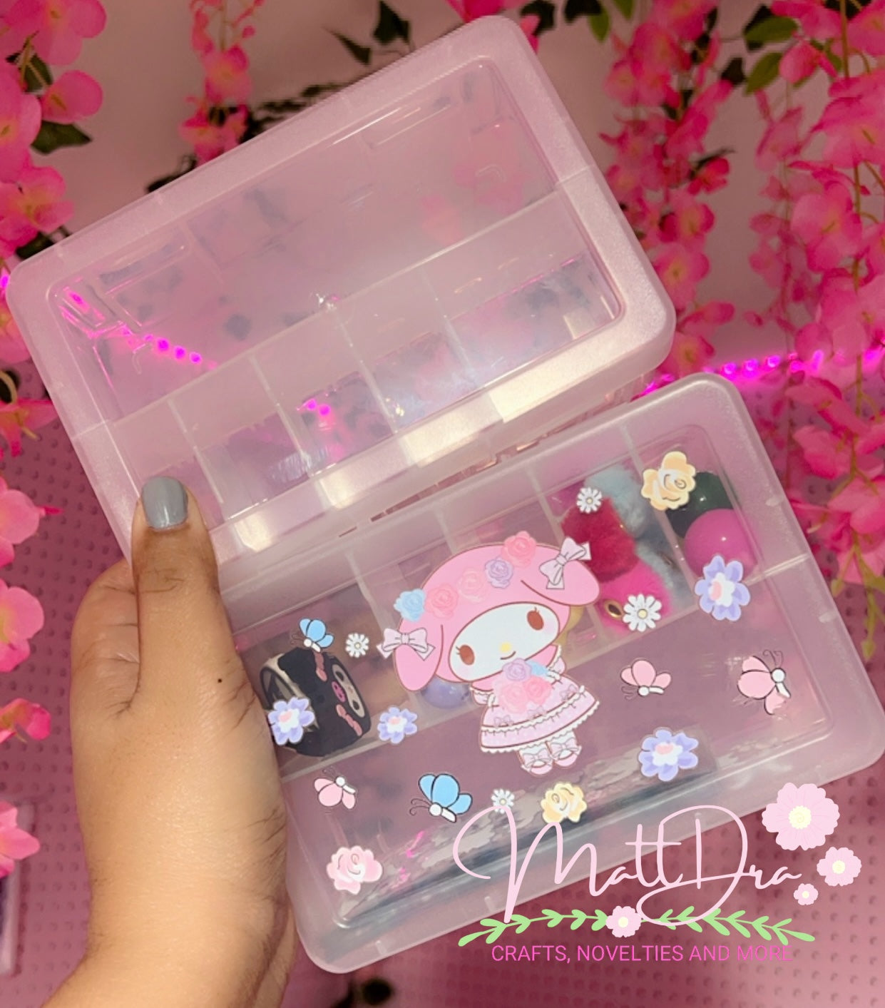 Clear Storage Case small 6”x4”x2”