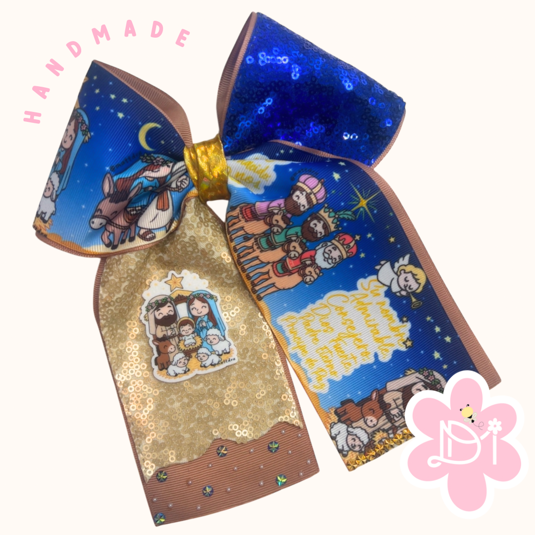 Handmade - Lazo (moño) coletero - Nacimiento