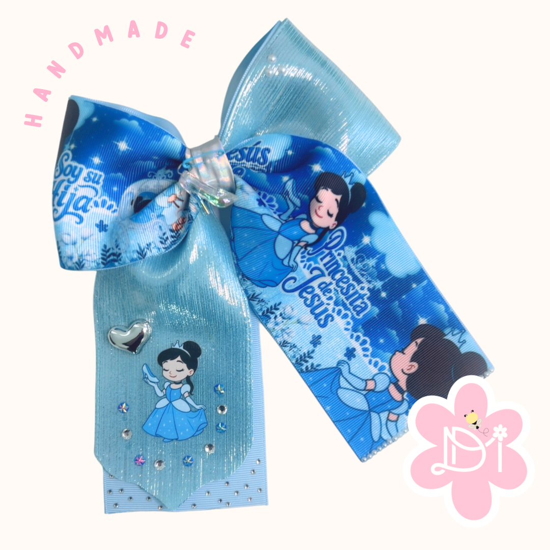 Handmade - Lazo (moño) coletero - Princesita de Jesús