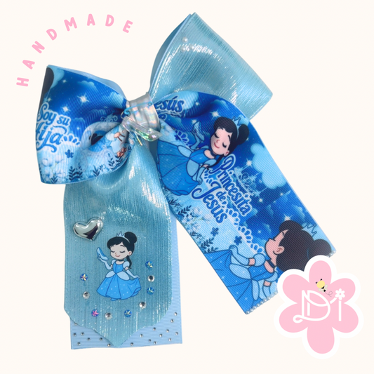 Handmade - Lazo (moño) coletero - Princesita de Jesús