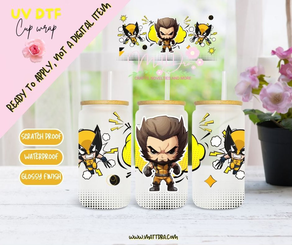 Cup Wrap Uv Dtf wolv