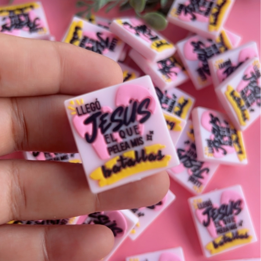 Focal Beads Llegó Jesús el que pelea mis batallas