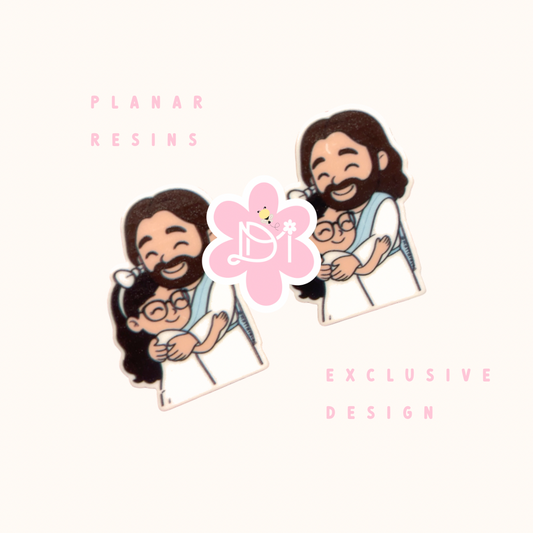 Jesús es mi amigo - Planar Resins (2pcs) - Exclusive