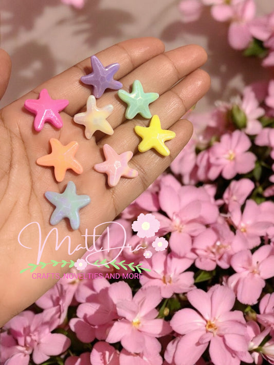 Stars beads (10pcs mix)