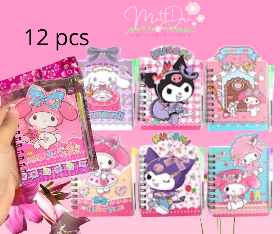 Mini notebooks s@nrio (12 pcs) includes mini pen