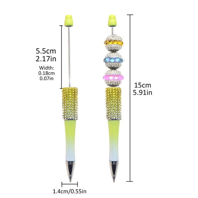 Beadable Pens Rhinestones and Pearls