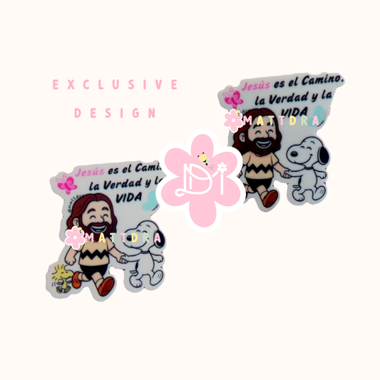 Jesús es el camino - Planar Resins 2pcs - Exclusive Design