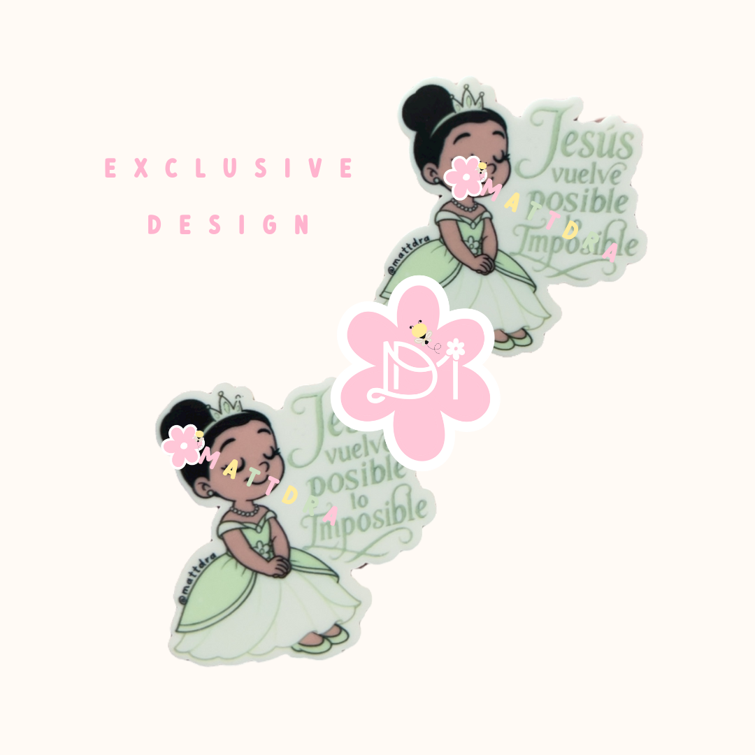 Jesus vuelve posible lo imposible - Planar Resins 2pcs - Exclusive Design