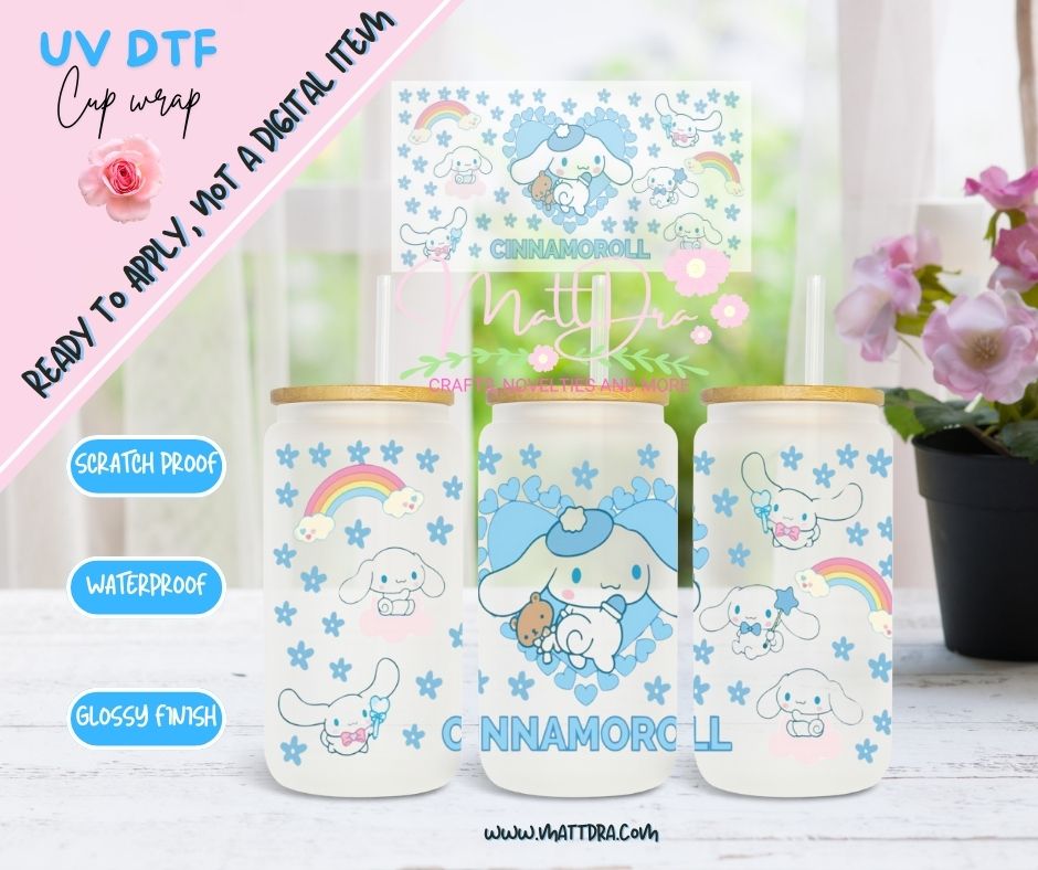 Cup Wrap Uv Dtf cinamonroll kawaii