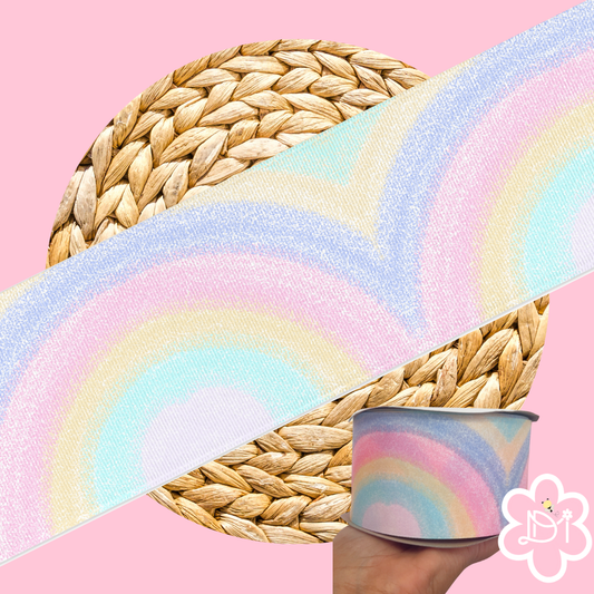 Pastel Rainbow 3" Ribbon