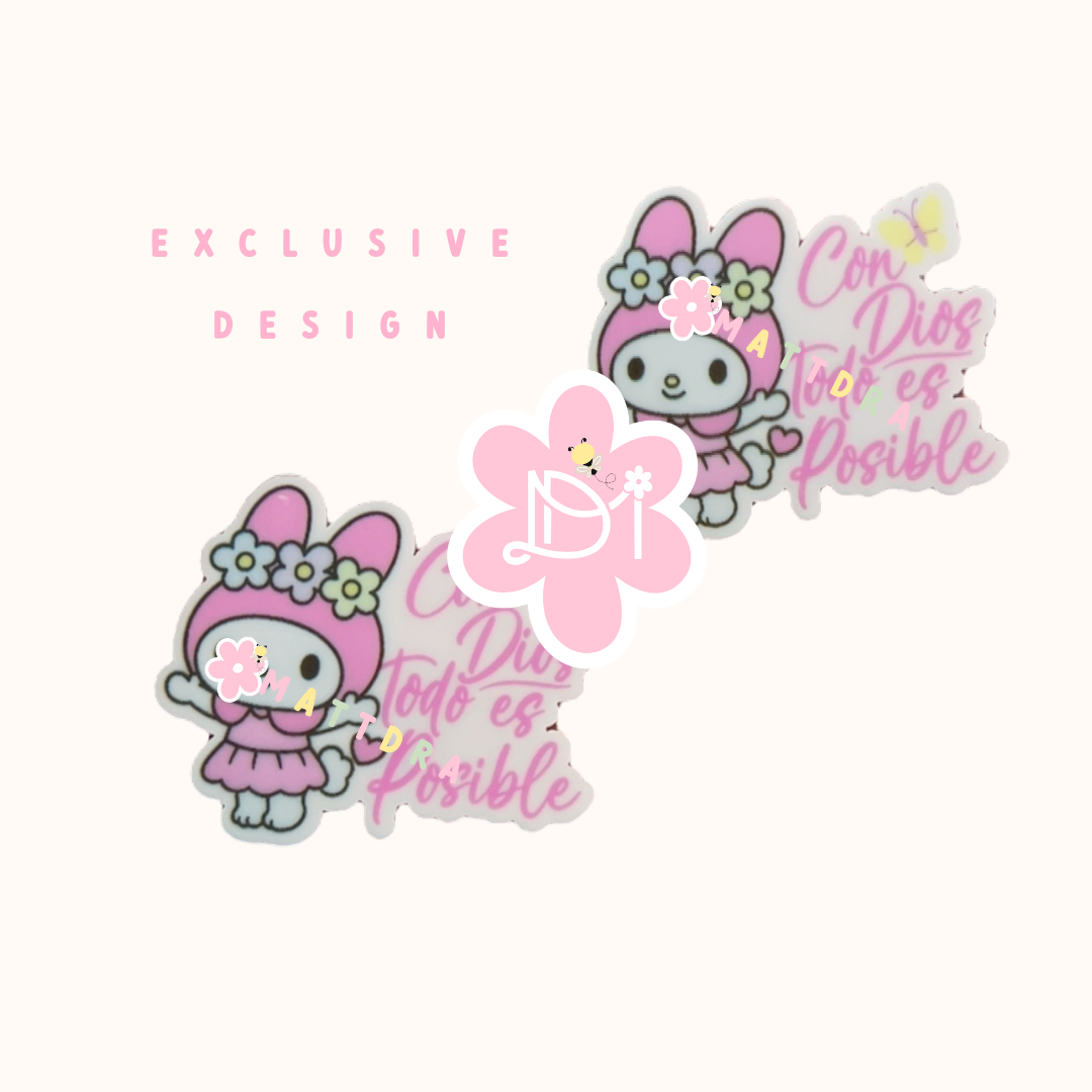 Con Dios todo es posible - Planar Resins 2pcs - Exclusive Design