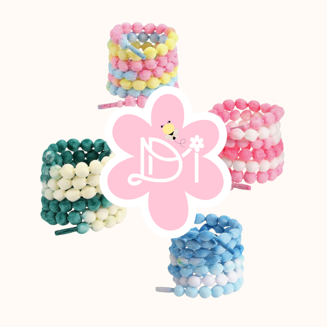 Pompon ShoeLace (2 pcs mismo color)