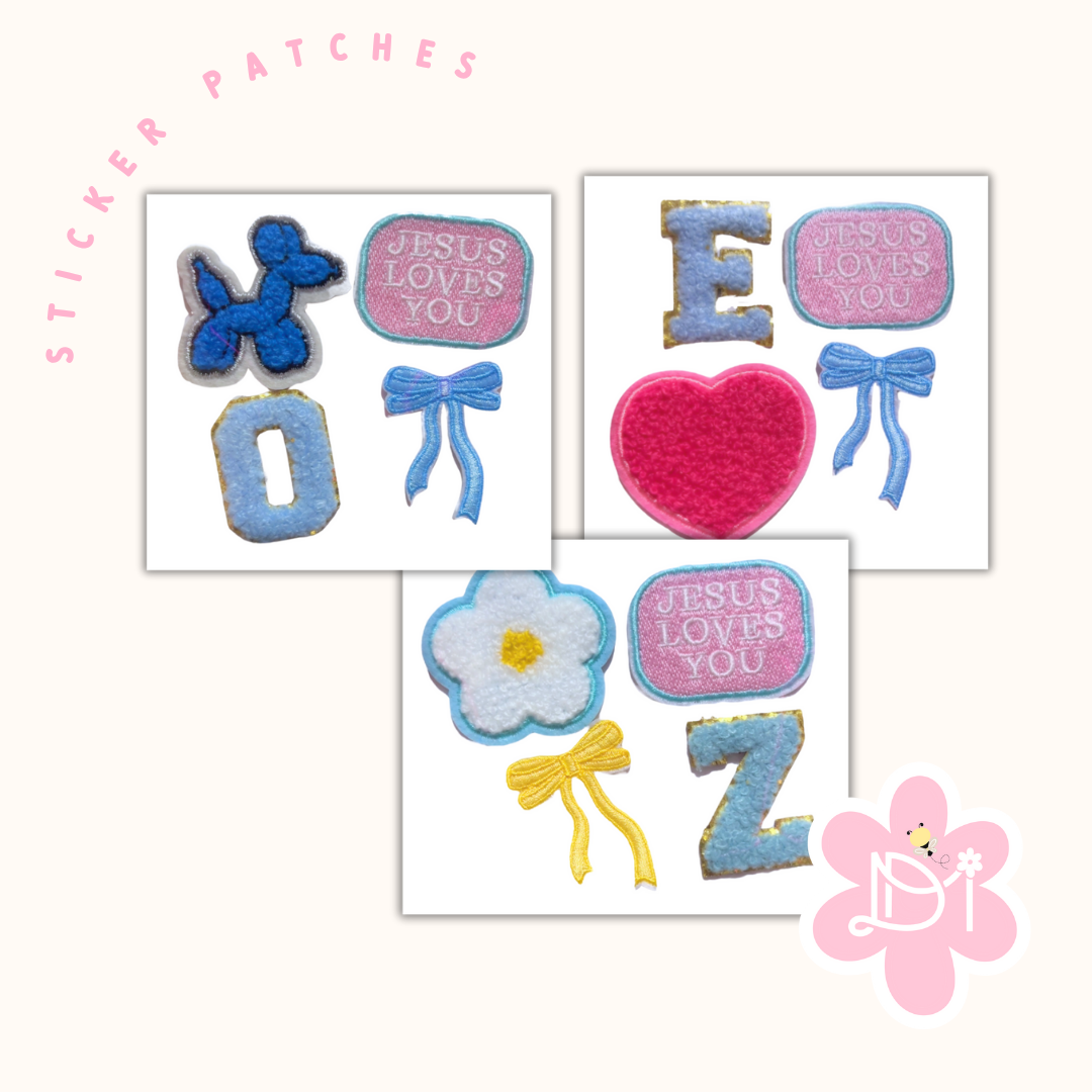 Sticker Patches 4pcs - Jesus Loves You