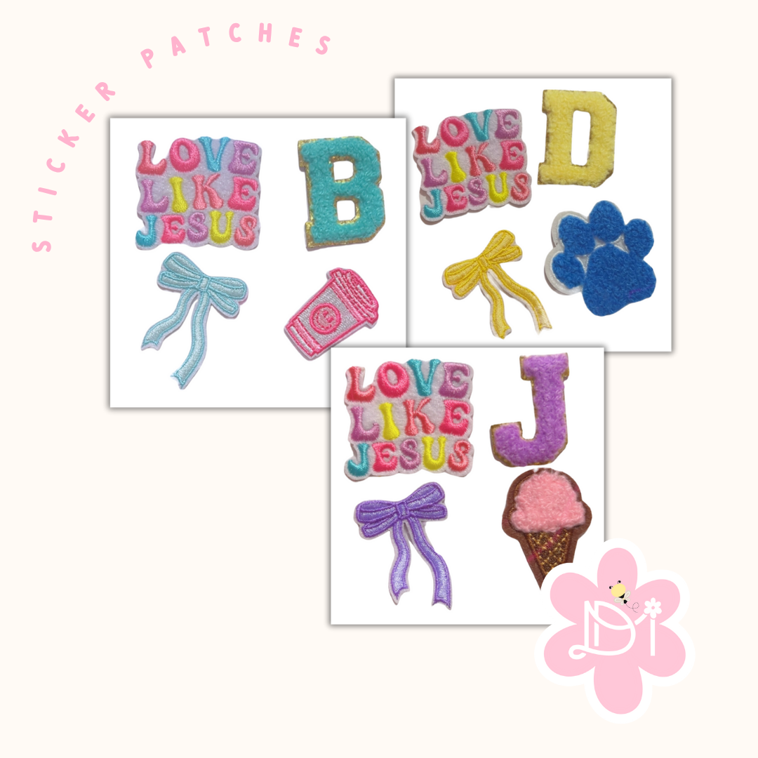 Sticker Patches 4pcs-Love Like Jesus