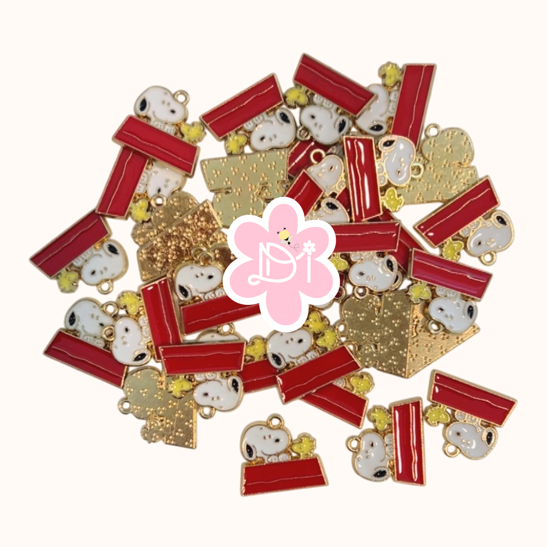 Perrito con casita - Diy Pendants - 3pcs