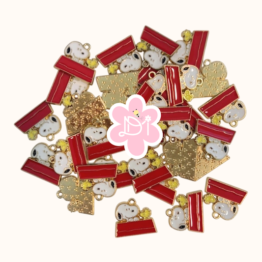 Perrito con casita - Diy Pendants - 3pcs