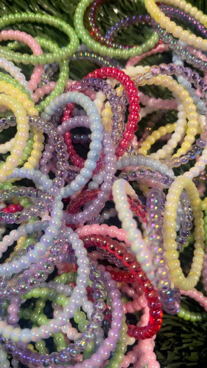 Acrylic Ring Beads 49mm (8 pcs mix)