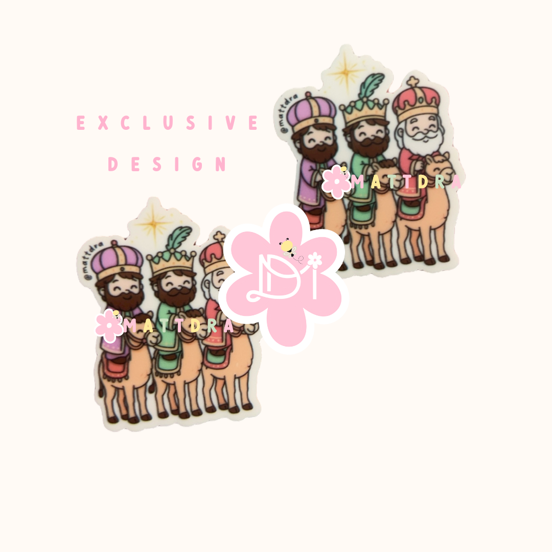 Tres Reyes Magos -Planar resins 2pcs-Exclusive Design