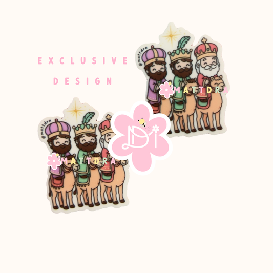 Tres Reyes Magos -Planar resins 2pcs-Exclusive Design