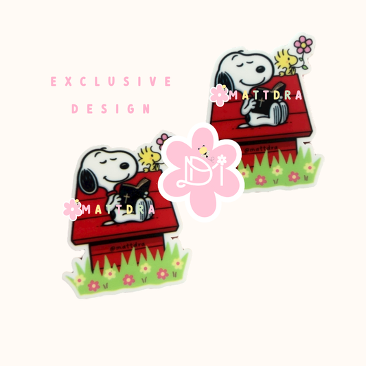 Perrito con Biblia - Planar Resins 2pcs - Exclusive Design